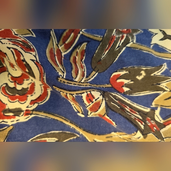 Velvet light cotton floral summer top lg - Picture 10 of 12